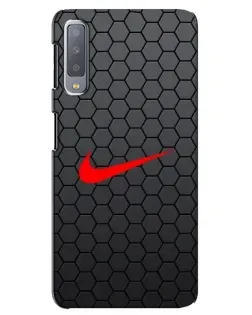 Чехол для Samsung Galaxy A7 2018 (A750) с картинкой «Nike — карбоновая сетка» Чехол для Samsung Galaxy A7 2018 (A750) с картинкой «Nike — карбоновая сетка»