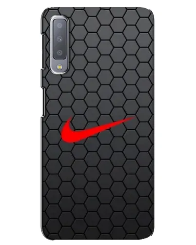 Чехол для Samsung Galaxy A7 2018 (A750) с картинкой «Nike — карбоновая сетка» Чехол для Samsung Galaxy A7 2018 (A750) с картинкой «Nike — карбоновая сетка»