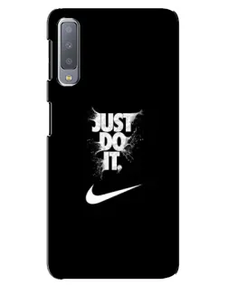 Чехол для Samsung Galaxy A7 2018 (A750) с картинкой «Текстовый принт Nike» Чехол для Samsung Galaxy A7 2018 (A750) с картинкой «Текстовый принт Nike»