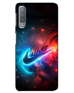 Чехол для Samsung Galaxy A7 2018 (A750) с картинкой «Огненный логотип Nike» Чехол для Samsung Galaxy A7 2018 (A750) с картинкой «Огненный логотип Nike»