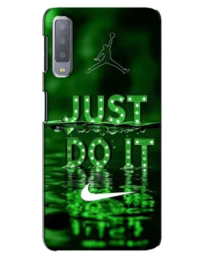 Чехол для Samsung Galaxy A7 2018 (A750) с картинкой «Зеленый неоновый Nike» Чехол для Samsung Galaxy A7 2018 (A750) с картинкой «Зеленый неоновый Nike»