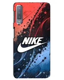 Чехол для Samsung Galaxy A7 2018 (A750) с картинкой «Градиентный принт Найк» Чехол для Samsung Galaxy A7 2018 (A750) с картинкой «Градиентный принт Найк»