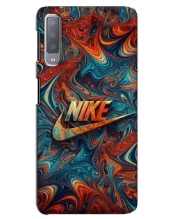 Чехол для Samsung Galaxy A7 2018 (A750) с картинкой «Nike в абстракции» Чехол для Samsung Galaxy A7 2018 (A750) с картинкой «Nike в абстракции»