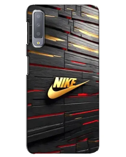 Чехол для Samsung Galaxy A7 2018 (A750) с картинкой «Золотой Nike на металле» Чехол для Samsung Galaxy A7 2018 (A750) с картинкой «Золотой Nike на металле»
