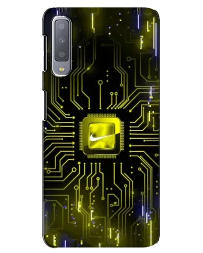 Чехол для Samsung Galaxy A7 2018 (A750) с картинкой «Nike — золотая искра» Чехол для Samsung Galaxy A7 2018 (A750) с картинкой «Nike — золотая искра»