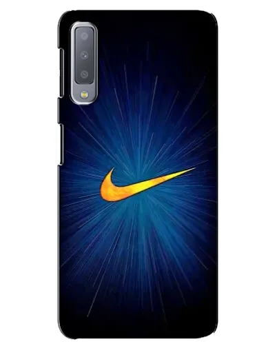 Чехол для Samsung Galaxy A7 2018 (A750) с картинкой «Синий пульс Nike» Чехол для Samsung Galaxy A7 2018 (A750) с картинкой «Синий пульс Nike»