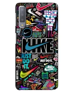 Чехол для Samsung Galaxy A7 2018 (A750) с картинкой «Яркий коллаж Nike» Чехол для Samsung Galaxy A7 2018 (A750) с картинкой «Яркий коллаж Nike»