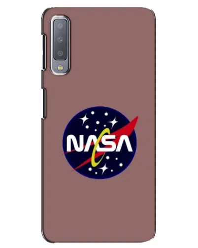 Чехол для Samsung Galaxy A7 2018 (A750) с картинкой «NASA — ретро космос»