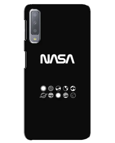 Чехол для Samsung Galaxy A7 2018 (A750) с картинкой «NASA — технический принт»