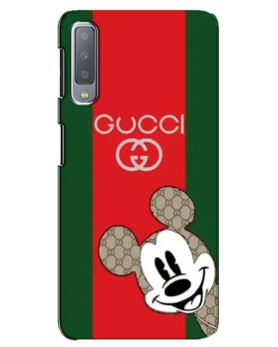 Чехол для Samsung Galaxy A7 2018 (A750) с картинкой «Gucci — полосы и Микки» Чехол для Samsung Galaxy A7 2018 (A750) с картинкой «Gucci — полосы и Микки»