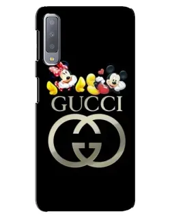 Чехол для Samsung Galaxy A7 2018 (A750) с картинкой «Gucci — герои Disney»