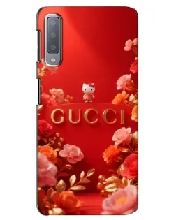 Чехол для Samsung Galaxy A7 2018 (A750) с картинкой «Gucci — золотой сад»