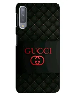 Чехол для Samsung Galaxy A7 2018 (A750) с картинкой «Gucci — стеганый черный»