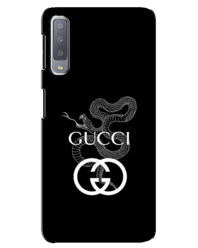 Чехол для Samsung Galaxy A7 2018 (A750) с картинкой «Gucci — серебряная змея» Чехол для Samsung Galaxy A7 2018 (A750) с картинкой «Gucci — серебряная змея»