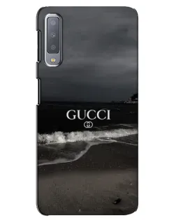 Чехол для Samsung Galaxy A7 2018 (A750) с картинкой «Gucci — морской прибой»