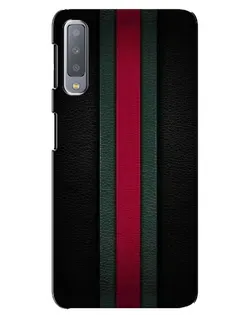 Чехол для Samsung Galaxy A7 2018 (A750) с картинкой «Gucci — неоновая линия»