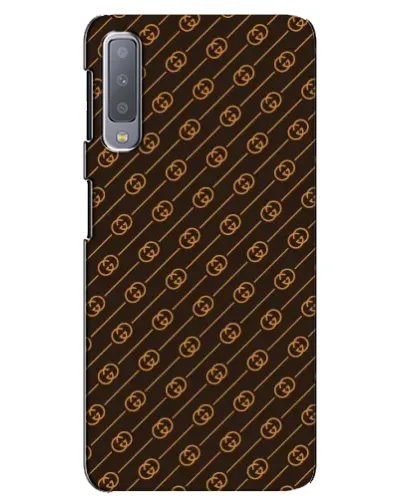 Чехол для Samsung Galaxy A7 2018 (A750) с картинкой «Gucci — золотые диагонали» Чехол для Samsung Galaxy A7 2018 (A750) с картинкой «Gucci — золотые диагонали»