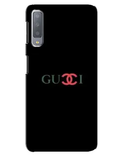 Чехол для Samsung Galaxy A7 2018 (A750) с картинкой «Gucci — красный градиент»