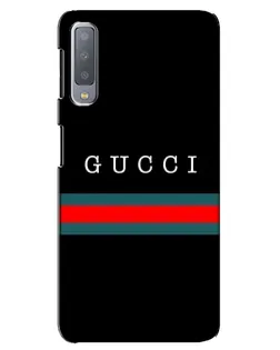Чехол для Samsung Galaxy A7 2018 (A750) с картинкой «Gucci — красный пояс»