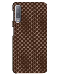 Чехол для Samsung Galaxy A7 2018 (A750) с картинкой «Gucci — шоколадная сетка»