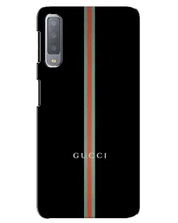 Чехол для Samsung Galaxy A7 2018 (A750) с картинкой «Gucci — строгая линия»