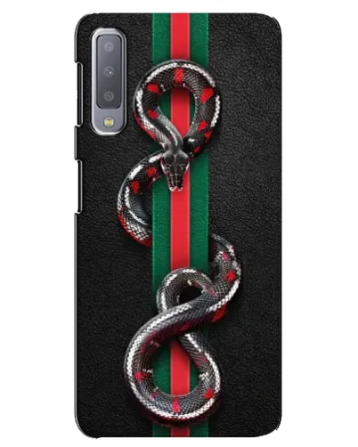 Чехол для Samsung Galaxy A7 2018 (A750) с картинкой «Gucci — змея на полосе» Чехол для Samsung Galaxy A7 2018 (A750) с картинкой «Gucci — змея на полосе»
