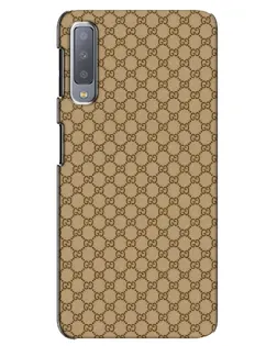 Чехол для Samsung Galaxy A7 2018 (A750) с картинкой «Gucci — классический беж»