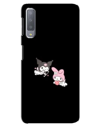 Чехол для Samsung Galaxy A7 2018 (A750) с картинкой «My Melody и Kuromi»