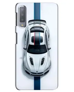Чехол для Samsung Galaxy A7 2018 (A750) с картинкой «Вид сверху — BMW M»