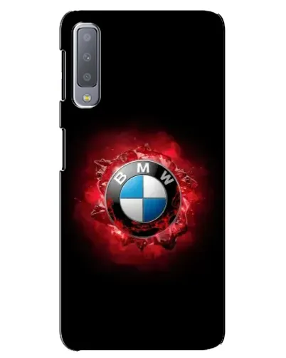 Чехол для Samsung Galaxy A7 2018 (A750) с картинкой «Логотип BMW — вспышка»