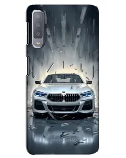 Чехол для Samsung Galaxy A7 2018 (A750) с картинкой «BMW в свете фар» Чехол для Samsung Galaxy A7 2018 (A750) с картинкой «BMW в свете фар»
