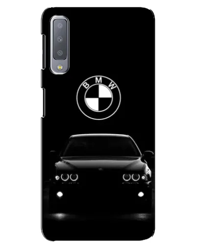 Чехол для Samsung Galaxy A7 2018 (A750) с картинкой «BMW — взгляд из темноты»