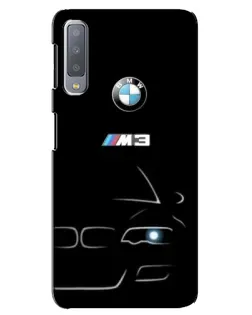 Чехол для Samsung Galaxy A7 2018 (A750) с картинкой «Минималистичный принт BMW M3» Чехол для Samsung Galaxy A7 2018 (A750) с картинкой «Минималистичный принт BMW M3»