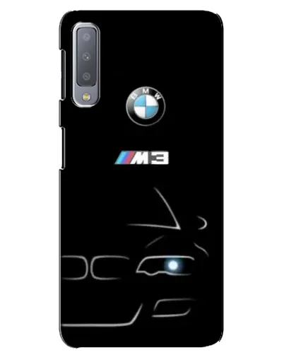 Чехол для Samsung Galaxy A7 2018 (A750) с картинкой «Минималистичный принт BMW M3»