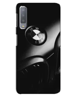 Чехол для Samsung Galaxy A7 2018 (A750) с картинкой «Эмблема BMW — макро» Чехол для Samsung Galaxy A7 2018 (A750) с картинкой «Эмблема BMW — макро»
