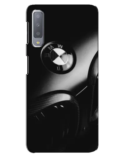 Чехол для Samsung Galaxy A7 2018 (A750) с картинкой «Эмблема BMW — макро»