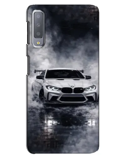 Чехол для Samsung Galaxy A7 2018 (A750) с картинкой «BMW сквозь туман»