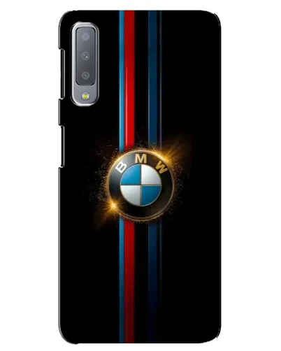 Чехол для Samsung Galaxy A7 2018 (A750) с картинкой «BMW M-Power неон»