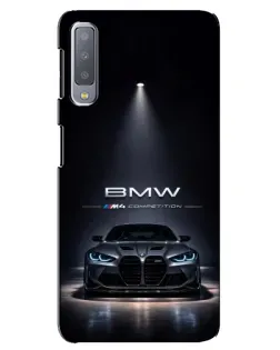 Чехол для Samsung Galaxy A7 2018 (A750) с картинкой «BMW сквозь ночной город» Чехол для Samsung Galaxy A7 2018 (A750) с картинкой «BMW сквозь ночной город»