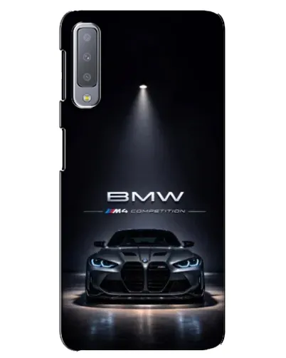 Чехол для Samsung Galaxy A7 2018 (A750) с картинкой «BMW сквозь ночной город» Чехол для Samsung Galaxy A7 2018 (A750) с картинкой «BMW сквозь ночной город»
