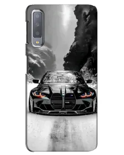 Чехол для Samsung Galaxy A7 2018 (A750) с картинкой «BMW — акварельный дрифт» Чехол для Samsung Galaxy A7 2018 (A750) с картинкой «BMW — акварельный дрифт»