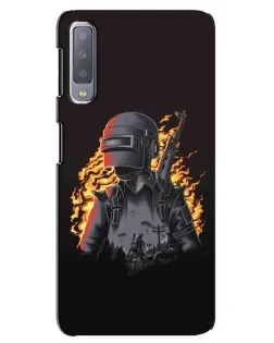 Чохол для Samsung Galaxy A7 2018 (A750) з картинкою «PUBG — вогняний силует» Чохол для Samsung Galaxy A7 2018 (A750) з картинкою «PUBG — вогняний силует»