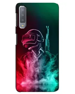 Чохол для Samsung Galaxy A7 2018 (A750) з картинкою «PUBG — вогняний воїн» Чохол для Samsung Galaxy A7 2018 (A750) з картинкою «PUBG — вогняний воїн»