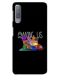 Чохол для Samsung Galaxy A7 2018 (A750) з картинкою «Логотип Among Us» Чохол для Samsung Galaxy A7 2018 (A750) з картинкою «Логотип Among Us»