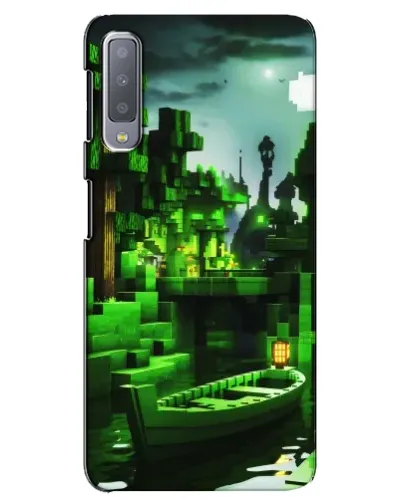 Чехол для Samsung Galaxy A7 2018 (A750) с картинкой «Minecraft лесной пейзаж» Чехол для Samsung Galaxy A7 2018 (A750) с картинкой «Minecraft лесной пейзаж»