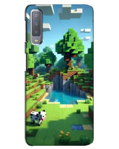 Чехол для Samsung Galaxy A7 2018 (A750) с картинкой «Minecraft летний день» Чехол для Samsung Galaxy A7 2018 (A750) с картинкой «Minecraft летний день»