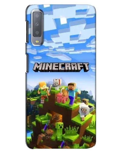Чехол для Samsung Galaxy A7 2018 (A750) с картинкой «Minecraft классический мир» Чехол для Samsung Galaxy A7 2018 (A750) с картинкой «Minecraft классический мир»