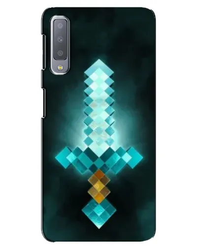 Чехол для Samsung Galaxy A7 2018 (A750) с картинкой «Алмазный меч неон» Чехол для Samsung Galaxy A7 2018 (A750) с картинкой «Алмазный меч неон»