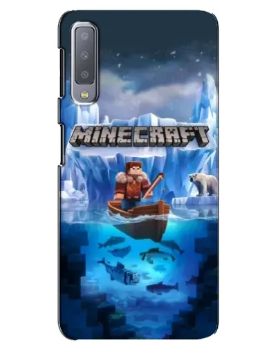 Чехол для Samsung Galaxy A7 2018 (A750) с картинкой «Minecraft ледяной мир» Чехол для Samsung Galaxy A7 2018 (A750) с картинкой «Minecraft ледяной мир»
