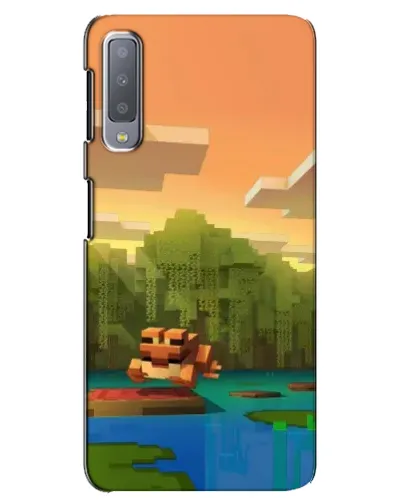 Чехол для Samsung Galaxy A7 2018 (A750) с картинкой «Майнкрафт закат солнца» Чехол для Samsung Galaxy A7 2018 (A750) с картинкой «Майнкрафт закат солнца»